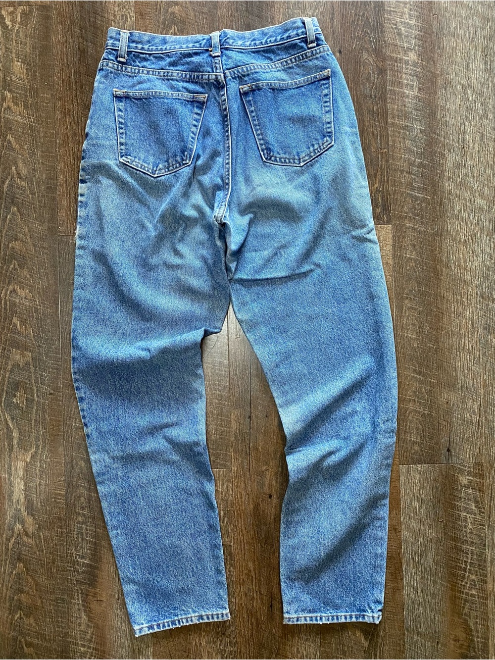 Vintage 90s GAP Classic Fit Blue Jeans High Waisted Tapered Leg Size 10 long